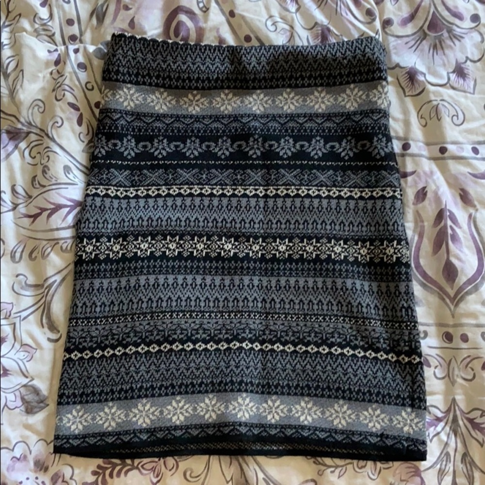 Thick Winter Mini Skirt
